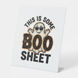 Funny Ghost Boo Sheet Vintage Halloween Shirt Desi Pedestal Sign