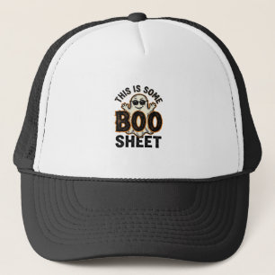 Funny Ghost Boo Sheet Vintage Halloween Shirt Desi Trucker Hat