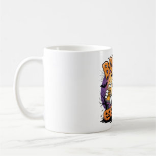 Funny Ghost "Boosch" Halloween Design Coffee Mug