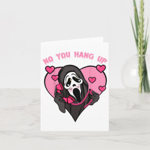 Funny Ghost Calling Halloween Costume No You Hang  Card