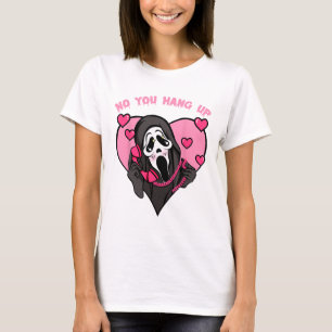 Funny Ghost Calling Halloween Costume No You Hang  T-Shirt