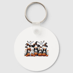 Funny Ghost Cows Halloween Animals Cow Owls Spooky Key Ring