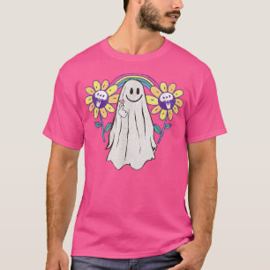 Funny Ghost - Cute Colourful Rainbow Goth T-Shirt