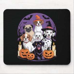 Funny Ghost Dog Halloween Shirt Halloween Dog Mouse Mat