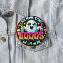 Funny Ghost Drinking Booos Halloween Party Favour