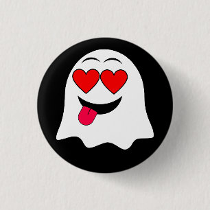 Funny Ghost emoji! 3 Cm Round Badge