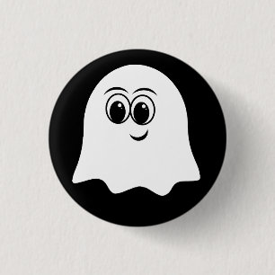 Funny Ghost emoji! 3 Cm Round Badge