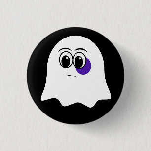Funny Ghost emoji! 3 Cm Round Badge