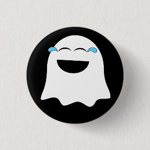 Funny Ghost emoji! 3 Cm Round Badge