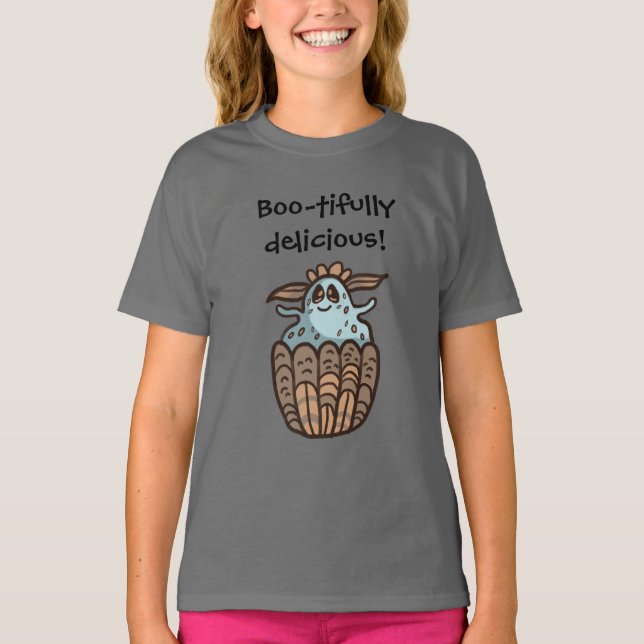 Funny ghost Halloween T-Shirt (Front)
