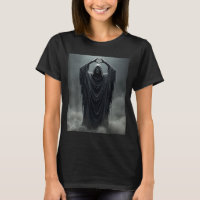 Funny ghost heart hands scary face halloween