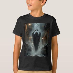 Funny ghost heart hands scary face halloween T-Shirt