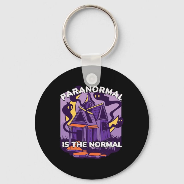 Funny Ghost Hunter For Paranormal Ghost Hunting  Key Ring (Front)
