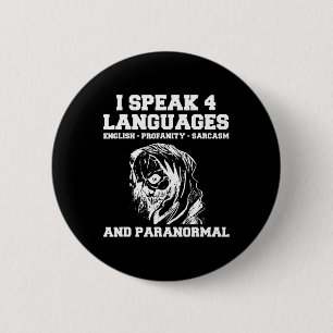 Funny Ghost Hunting Shirt Sarcastic Paranormal Gho 6 Cm Round Badge