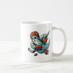 Funny Ghost Ice Hockey Player Halloween Costume Me Coffee Mug