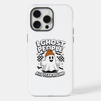 Funny Ghost iPhone Case - I Ghost People All Year
