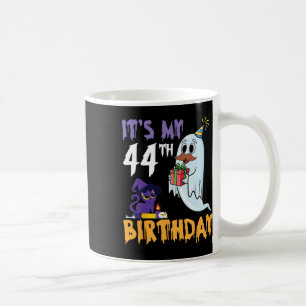Funny Ghost It's My 44th Birthday Halloween Party Coffee Mug