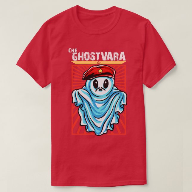 Funny Ghost Meme Pun Che Ghostvara Men Women Funny T-Shirt (Design Front)