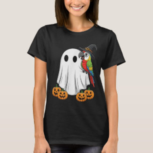 Funny Ghost Parrot Pumpkin Halloween Kids Mens Wom T-Shirt