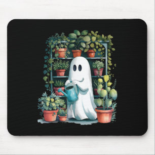Funny Ghost Plants Spooky Season Trick Or Treat Ha Mouse Mat