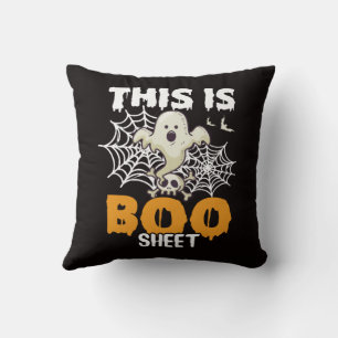 Funny Ghost Pun This Is Boo Sheet Cushion