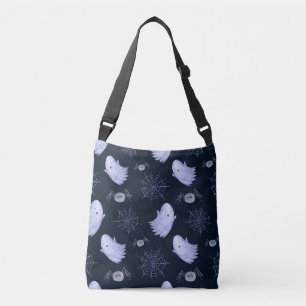 Funny Ghost Spider Halloween Pattern. Crossbody Bag