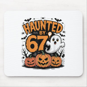 Funny Ghost T Pumpkin Halloween - Haunted Mouse Mat