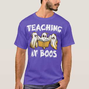 Funny Ghost Teaching My Boos Halloween Teacher Cos T-Shirt