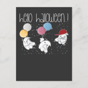 Funny Ghost Tees, Halloween Shirts, Halloween Gift Holiday Postcard