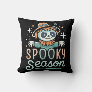 funny ghost with hats, spooky season cushion