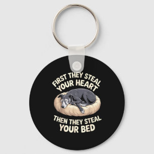 Funny Ghound Art For Men Women Kids Puppy Ghound L Key Ring