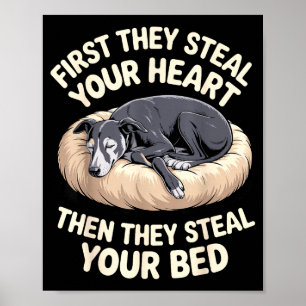 Funny Ghound Art For Men Women Kids Puppy Ghound L Poster
