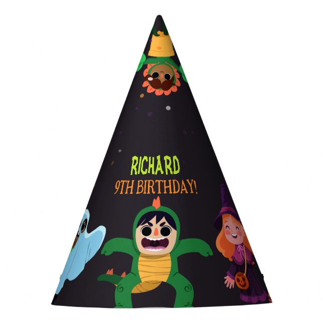 Funny Giant Long Yellow Banana Wearing Summer Sung Party Hat (Front)