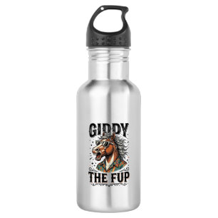 Funny Giddy The Fup Horse Vintage Engraving Shirt_ 532 Ml Water Bottle