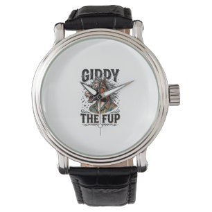 Funny Giddy The Fup Horse Vintage Engraving Shirt_ Watch