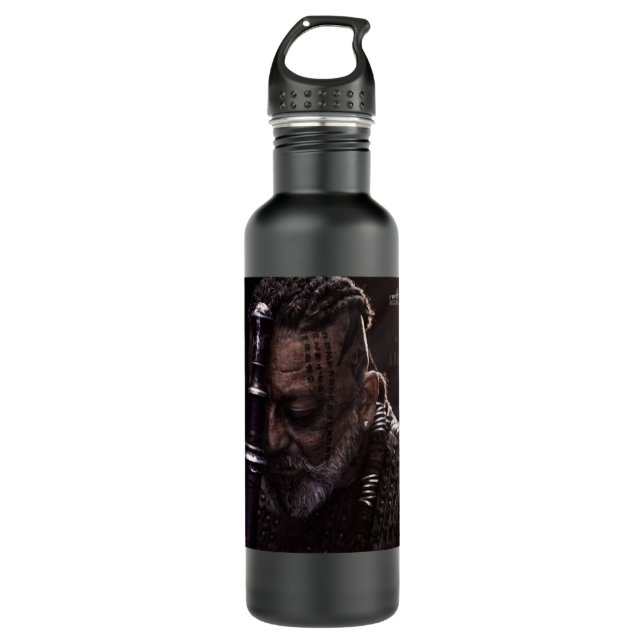 Funny Gift Action Movie Kgf Yash  Gift For Fan 710 Ml Water Bottle (Front)