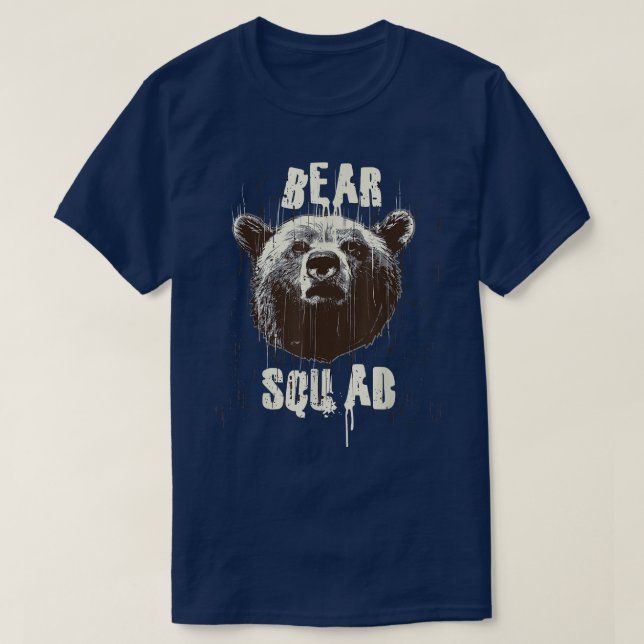 Funny Gift - Bear Squad  T-Shirt (Design Front)