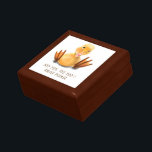 Funny Gift Box with Happy Duck - Custom Text<br><div class="desc">Funny Gift Boxes with Yellow Duck Playful Wink Happy Smile Cartoon Drawing and Text - Choose / Add Your Unique Text / Font / Colour - Make Your Special Gift Box - Resize and move or remove and add elements / image with Customisation tool ! - Drawing and Design by...</div>