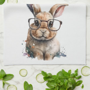 Funny Gift , Bunnie ,Coffee ,Friend Gift Tea Towel