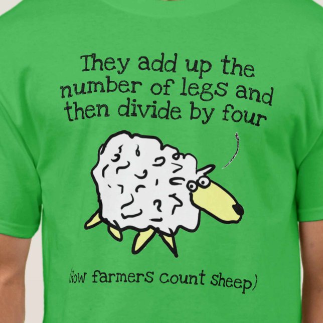 Funny Gift for a Sheep Farmer - Sheep Design T-Shi T-Shirt (Creator Uploaded)