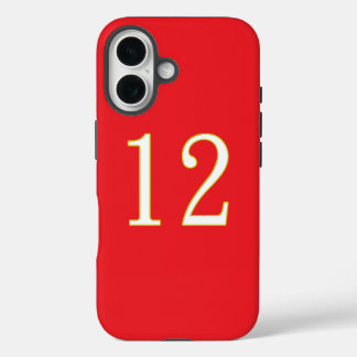 funny gift for all fans player have number 12  iPhone 16 case