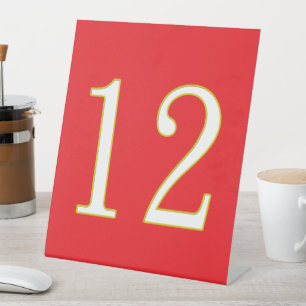 funny gift for all fans player have number 12 pedestal sign