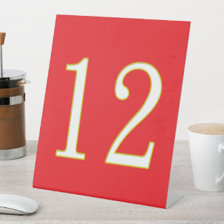 funny gift for all fans player have number 12  pedestal sign
