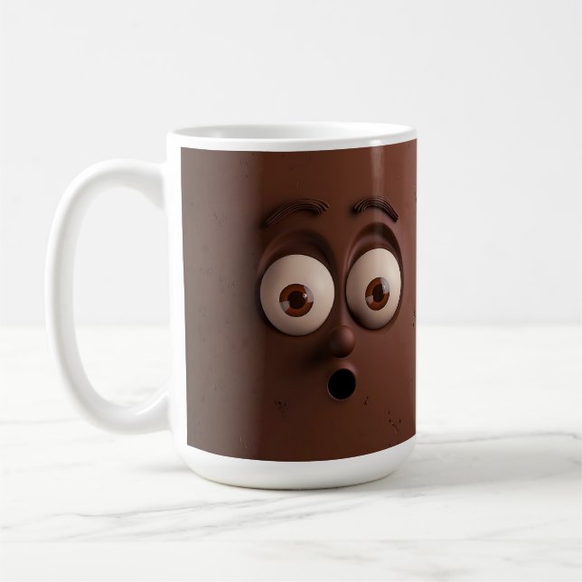 Funny Gift for Chocoholics Funny Mug (Left)