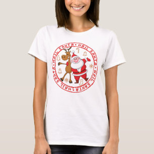 funny gift for christmas Hail Santa  T-Shirt
