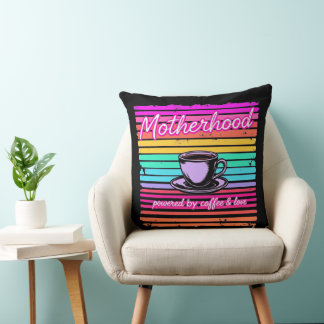Funny Gift For Coffee Moms | Unique Mother's Day Cushion