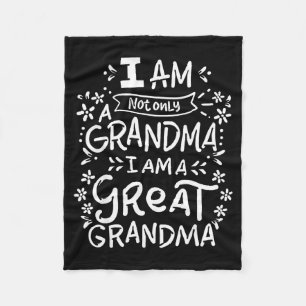 Funny gift for grandmother mother's day. fleece blanket