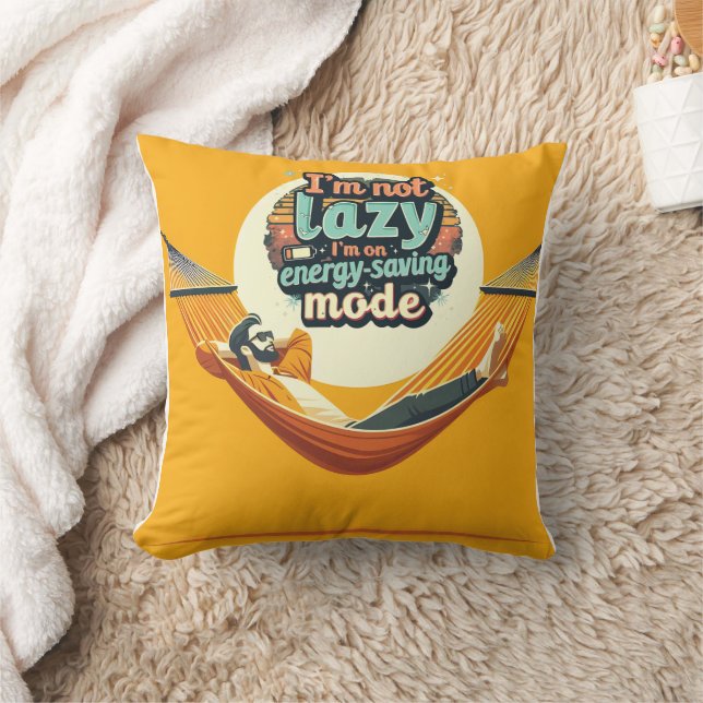 Funny Gift for Lazy People Design Cushion (Blanket)