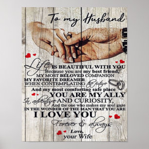 Funny Gift For Man   Funny Quotes To Husband   Poster