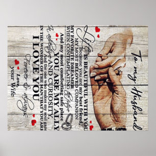 Funny Gift For Man   Funny Quotes To Husband   Poster